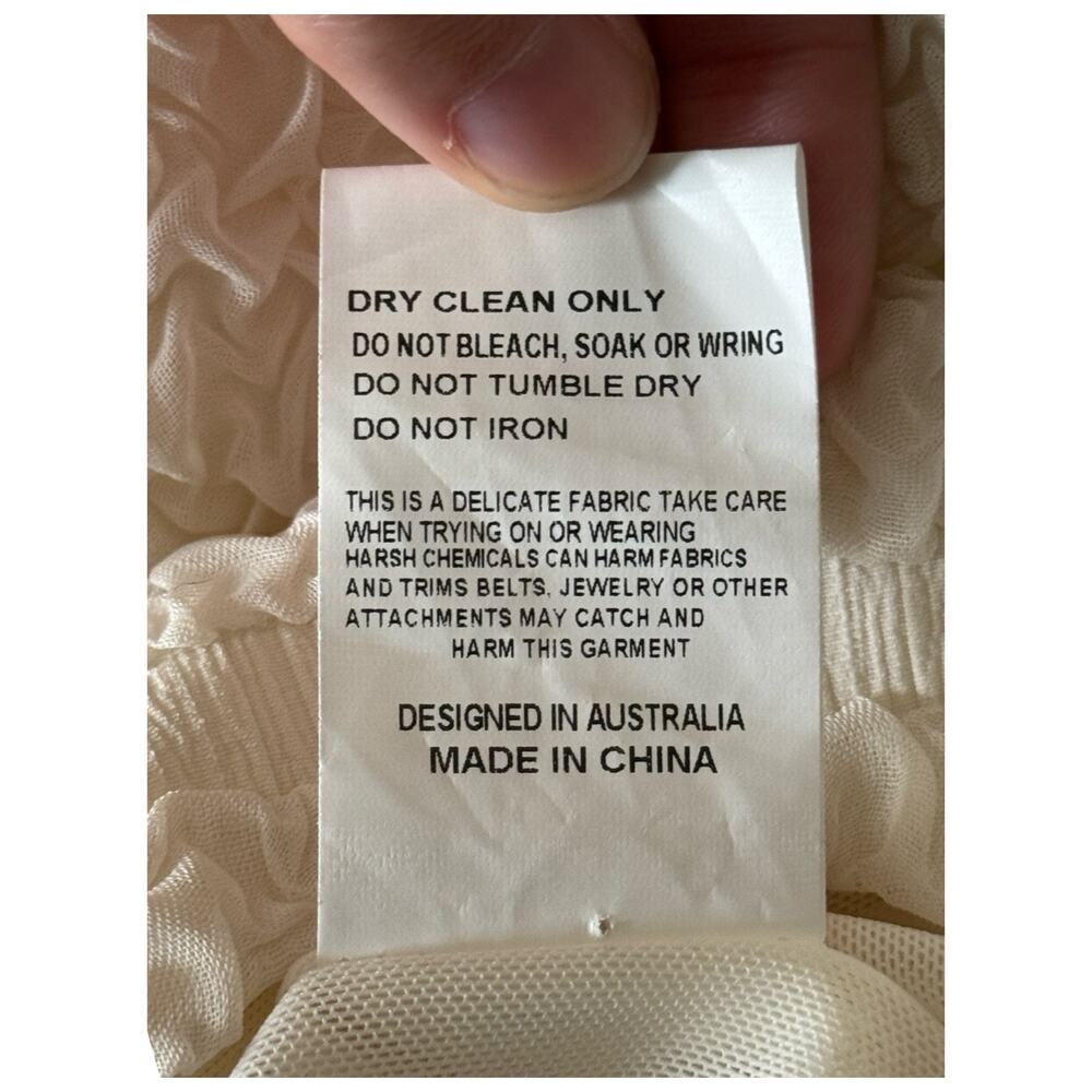 Elliatt Ravish Textured Stripe Open Back Dress Cr… - image 7